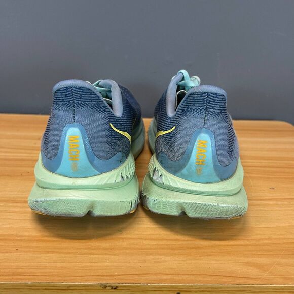 Hoka One One MACH 6 Running Sneakers Men's Size 9D Multicolor 1147790-DDW - Picture 9 of 13